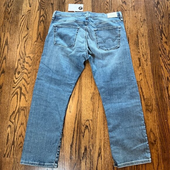 Edwin (Anthropologie) Elin Crop Straight Jeans Women’s 32 Ambition Wash - Picture 3 of 10